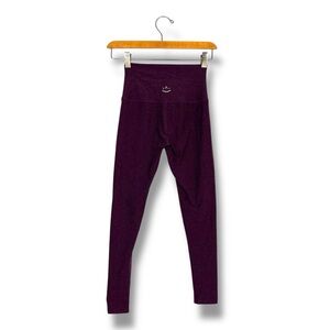 Beyond Yoga Spacedye 7/8 Leggings XS Eggplant Purple Heather Made In USA Soft